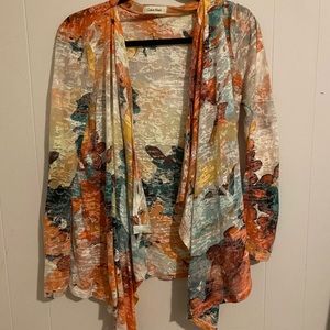 Calvin Klein S/M open cardigan